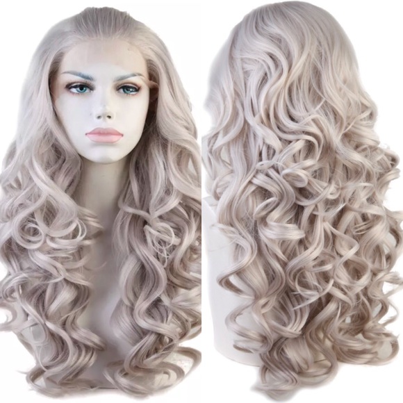 ?YANET 24” GREY LACE-FRONT  WAVY WIG? *NWT* main image 7